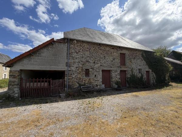Très belle maison en pierre avec dépendances sur 1ha59 de terre libre.