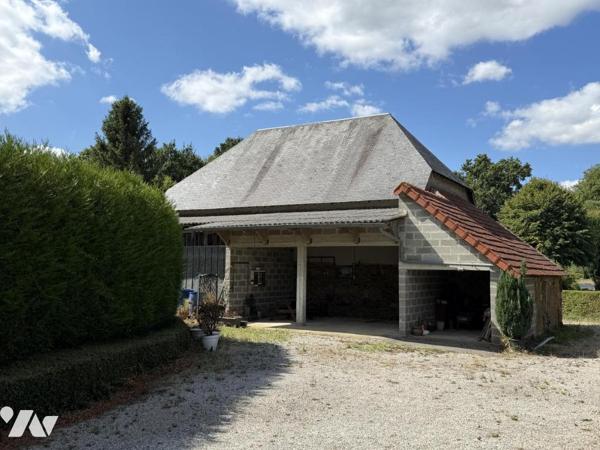Très belle maison en pierre avec dépendances sur 1ha59 de terre libre.