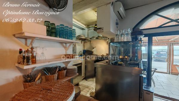 Fonds de commerce restaurant à vendre à Bouzigues – Emplacement exceptionnel, vue sur l’étang de Thau