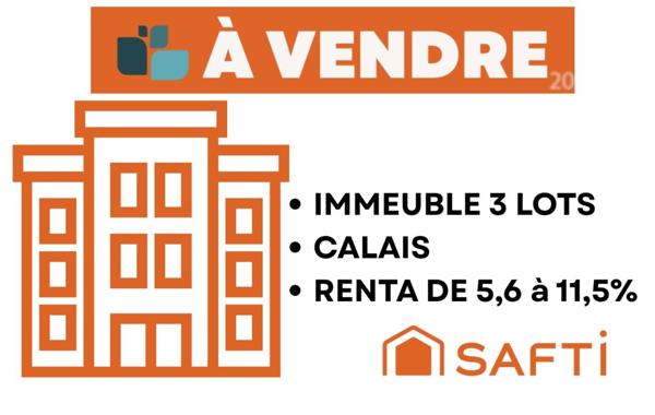 EXCEPTIONNEL !  IMMEUBLE DE RAPPORT JUSQUE 11.5%