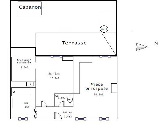 Maison à vendre 2 pièces 53 m² Saint-Mathurin