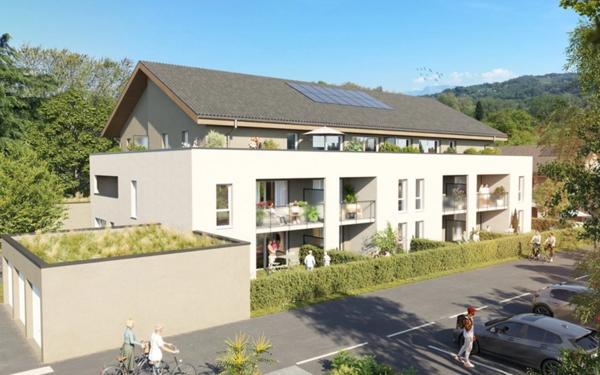 ENTRELACS (ALBENS) – T3 NEUF AVEC JARDIN PRIVATIF DE 96 M² ET GARAGE