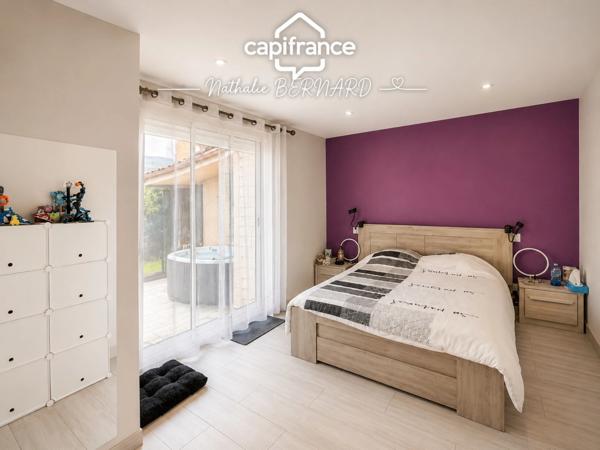Maison 126 m² avec 4 chambres, terrasse sans vis-à-vis et garage - Granges-sur-Lot (47)