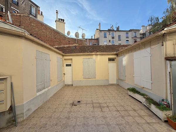 F4 / loft de 90 m² + cour 35 m²