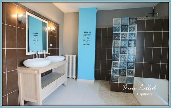 Dpt Loiret (45), à vendre coeur de ville PUISEAUX, 191m², 5 chambres, cour, pierres, poutres, tomettes