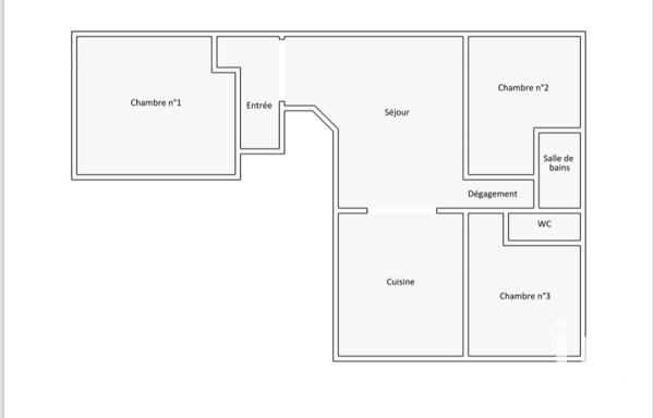 Appartement à vendre 4 pièces 85 m² Montcy-Notre-Dame