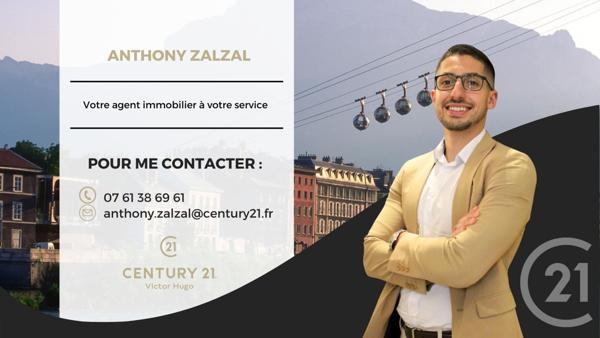 Appartement F3 à vendre  3 pièces - 71 m2 GRENOBLE - 38