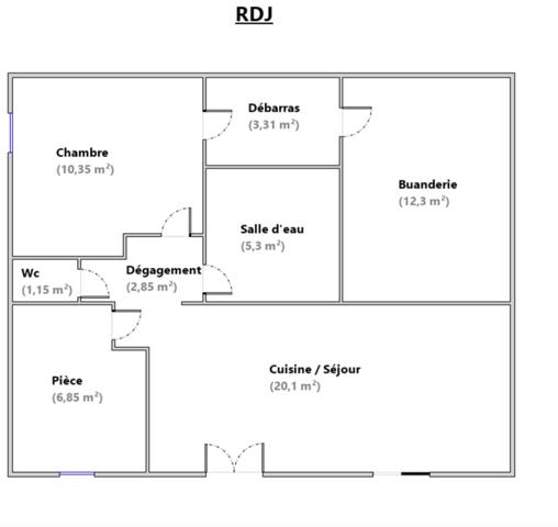 PORTICCIO (Corse) Villa composée de deux appartements, vue mer, jardin, terrasse, parking