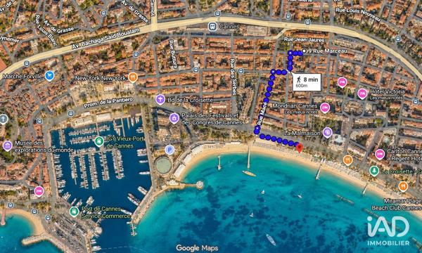 Studio à vendre 21 m² Cannes