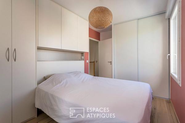 Appartement esprit maison sur le toit avec terrasse