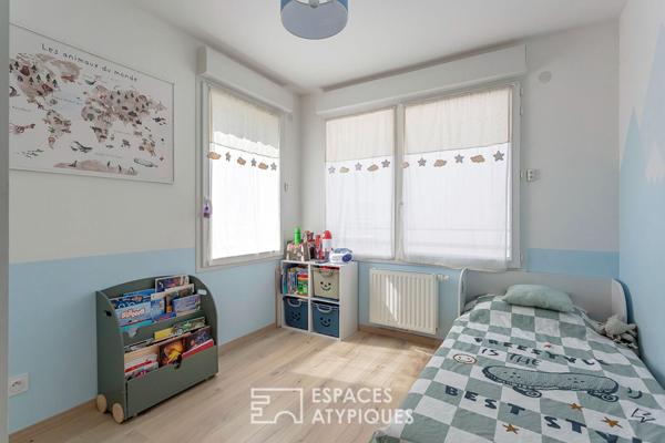 Appartement esprit maison sur le toit avec terrasse