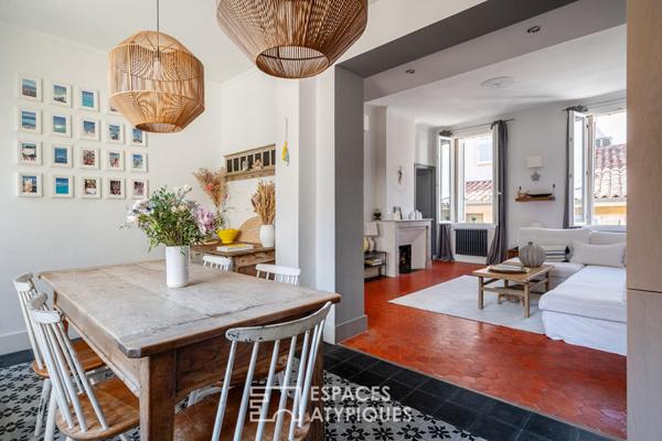 Appartement de charme avec terrasse en plein coeur du centre ville
