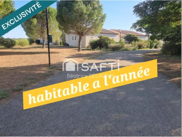 MAISON DE 45M² HABITABLE A L'ANNEE, PARKING