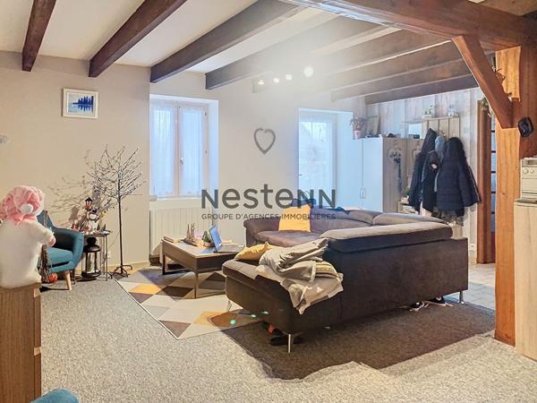 Maison 3 chambres avec jardin à vendre dans le centre d'Arzal