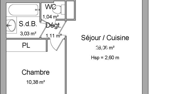 Location Appartement 2 pièces 43.64 m² - Avignon 84000