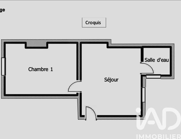 Studio à vendre 27 m² Paris 11