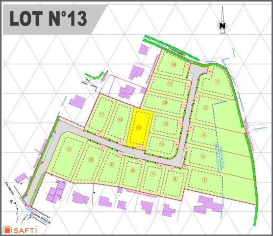 Terrain viabilisé, très bien placé, au calme