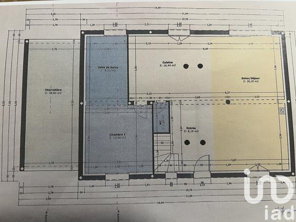Maison traditionnelle 7 pièces de 140 m² à Verberie (60410)