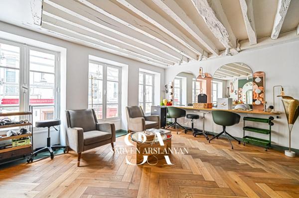 Salon privé rue Montorgueil Paris 1er : Concept rare à céder !