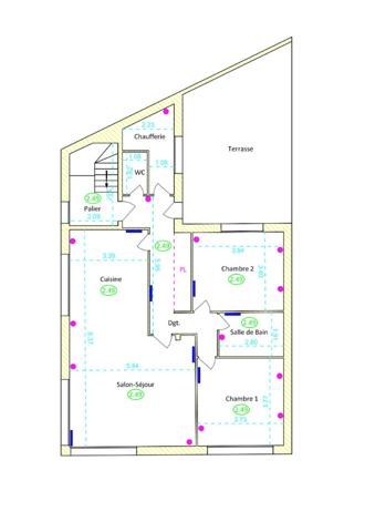 Location bureau Ploërmel - 90 m² - 650 €/mois