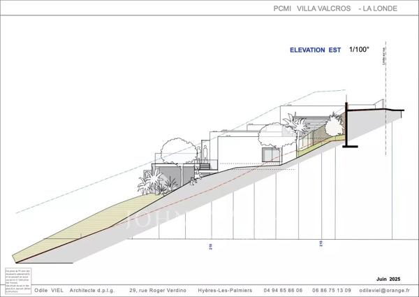 Domaine de Valcros Terrain constructible avec permis de construire – Vue mer panoramique