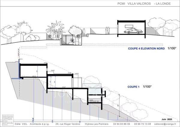 Domaine de Valcros Terrain constructible avec permis de construire – Vue mer panoramique