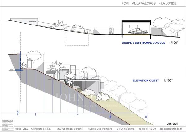 Domaine de Valcros Terrain constructible avec permis de construire – Vue mer panoramique