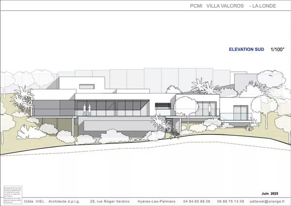 Domaine de Valcros Terrain constructible avec permis de construire – Vue mer panoramique