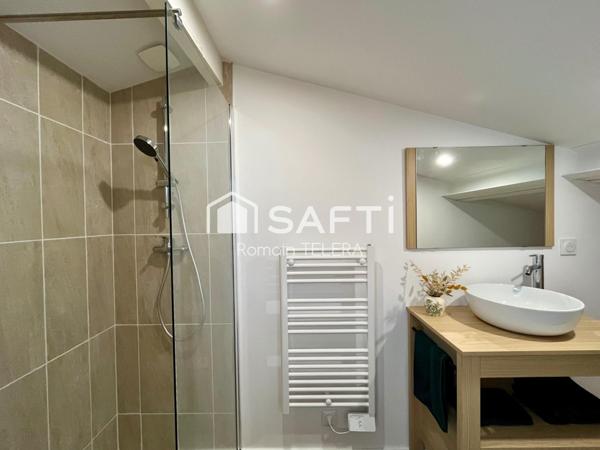 Nansouty : échoppe rénovée de 80 m², avec terrasse et cave aménagée.