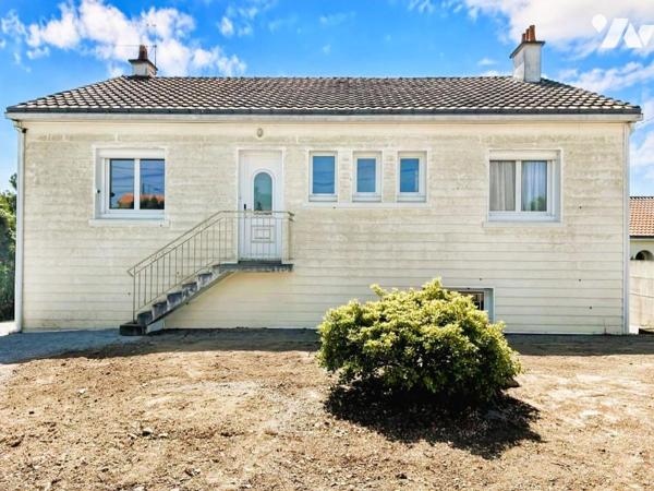 Maison à vendre Saint-Jean-de-Boiseau – 83 m² – 2 chambres – grand terrain 2700 m² – sous-sol comple