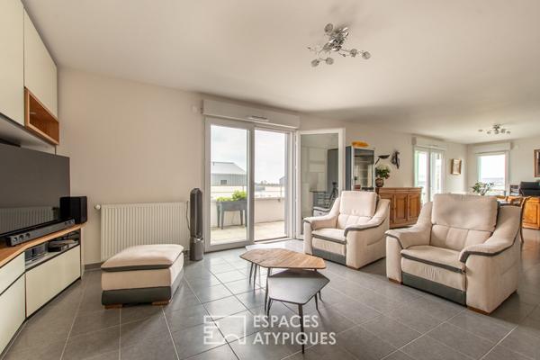 À la croisée d’Angers et Avrillé : rooftop avec superbe terrasse