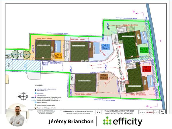 Terrain - 270 m²