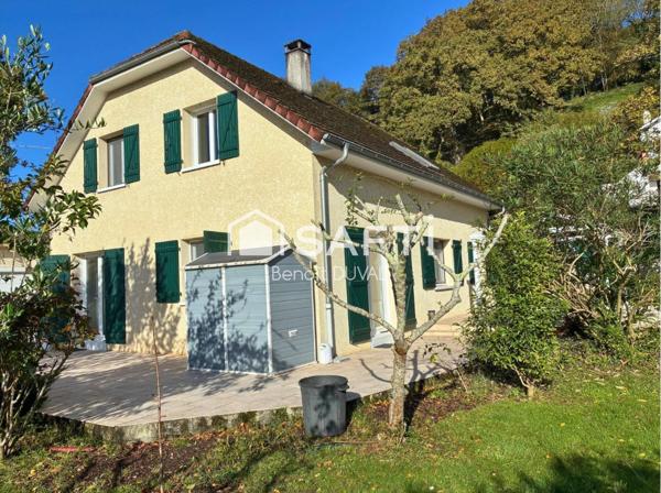 2 maisons indépendantes (135m² et 46 m²) + jardin