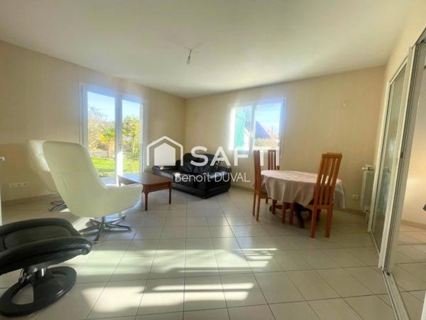 2 maisons indépendantes (135m² et 46 m²) + jardin