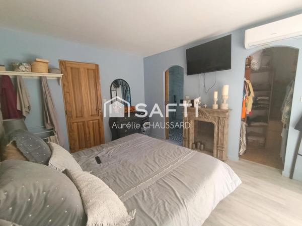 Maison de charme 3 chambres grand garage, pinède, piscine