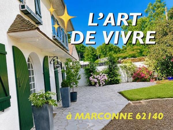 C'est à MARCONNE ( Hesdin-La-Forêt 62140 ), que cette SUBLIME DEMEURE s'est installée au fond d'un PARC VERDOYANT de 8800 m2.
Sa situation la localise à proximité du TOUQUET, de BERCK, d'ABBEVILLE, de SAINT-POL /TERNOISE, de FRUGES , d'ARRAS, et de L'A16 vers Boulogne ou Paris.

C'est un ARCHITECTE inspiré par les BELLES DEMEURES, qui en a fait son OEUVRE en créant et en aménageant ce LIEU UNIQUE, rempli du CHARME des GRANDES MAISONS d'un CERTAIN ART DE VIVRE !

Vous empruntez les sentes de son SUPERBE PARC, vous arrivez et admirez sa très belle et large façade, et déjà vous avez hâte de découvrir sa SURFACE EXCEPTIONNELLE de 330 m2 habitables, et ses 120 m2 d'espaces complémentaires ( Dépendances, Garages, Ateliers..).

Sa porte s'ouvre, vous entrez dans son MAGNIFIQUE HALL, et déjà elle vous ENIVRE de sa BONNE AMBIANCE.
Ses MARBRES, ses VITRAUX, la NOBLESSE de ses BOIS sculptés, la QUALITE des matières et matériaux, la PRESERVATION de son AUTHENTICITE...Vous font ressentir des SENSATIONS UNIQUES et toutes PARTICULIERES.

Au RDC : 
Vous découvrirez à gauche, son IMMENSE SALON / SEJOUR et sa cheminée de L'HISTOIRE des PLANTAGENÊTS ( c'est le lieu unique des belles réunions ).
Sur la droite du hall, vous entrerez dans la SALLE à MANGER distribuant aussi un BUREAU, puis un couloir menant à la Chaufferie, à une commodité ( wc indépendant ), et la CUISINE ( équipée ) s'ouvrant sur la TERRASSE.

Son MAGISTRAL ESCALIER vous guide vers ses 5 CHAMBRES ( dont une suite ), sa SALLE de BAINS, sa SALLE D'EAU, et ses 2 autres commodités ( wc indépendants )...Serions-nous proche du 7 eme CIEL ?
 Une porte ( sur le palier ) s'ouvre sur un second escalier, vous amenant dans ses COMBLES parfaitement aménageables sur plus de 200 m2.

Ses espaces s'ouvrent sur son IMMENSE PARC / JARDIN ( digne d'André Le Nôtre ), parfaitement entretenu et ensoleillé tout au long de la journée.
Il bénéficie d'une EXPOSITION et d'une LUMINOSITE EXCEPTIONNELLE, lui apportant la BRILLANCE des PLUS BEAUX ECRINS VERTS.
Les surfaces sauront parfaire à l'organisation de GARDEN-PARTY, des belles SOIREES BLANCHES FORESTINOISES, de vos après-midi FARNIENTE et de vos séances de BRONZAGE ( Je vous conseille toutefois de porter un petit maillot, car nous ne sommes quand même que dans les Hauts de France ).

Une dépendance ( MAISON DE JARDIN Indépendante ) de 60 m2 habitables, saura parfaire aux activités de loisirs créatifs, aux logements courtes durées, des amis de passage, à l'art pictural, ou celui du Bricolage...

Ses ESPACES, ses VOLUMES EXCEPTIONNELS, les NOBLES MATERIAUX, une DECORATION UNIQUE, de MAGNIFIQUES EXTERIEURS...C'est à chacun de vos pas qu'elle vous raconte son histoire, et ce sera à vous d'y réécrire les nouveaux chapitres de la vôtre !

Elle sera parfaitement adaptée à recevoir et voir s'épanouir votre GRANDE et BELLE FAMILLE.

Ses ASPECTS TECHNIQUES :
Les MENUISERIES sont en PVC et Bois Double-Vitrage, le CHAUFFAGE et L'EAU CHAUDE sont générés par convecteurs et ballon électrique, la CHEMINEE saura parfaire à votre confort des belles soirées d'hiver ( et aux feux de l'amour ), elle dispose de DEPENDANCES et COMBLES aménageables, de PARKING, de GARAGES, d'ATELIERS, et la TOITURE est en très bon état...ELLE EST QUAND MÊME TRES BELLE LA VIE !

Les NOTIONS ECONOMIQUES :
Ses dépenses énergétiques sont maitrisées, et sa taxe foncière de seulement 3440 euros.

Vous souhaitez découvrir ce LIEU D'EXCEPTION, vous m'appelez Gilles O6 3O 89 OO O8...Ambassadeur des BELLES DEMEURES d'un CERTAIN ART DE VIVRE.

Pour des acquéreurs qualifiés, nous sommes en recherche de biens immobiliers à vendre sur l'ensemble des Hauts de France.
N'hésitez pas à nous contacter pour une estimation de votre bien immobilier ( maison, appartement, immeuble, fonds de commerce...). 
Elle vous sera offerte, et nous pourrons ainsi échanger sur la qualité et la différence de nos actions commerciales, qui transforment nos ventes en de très belles réussites immobilières.