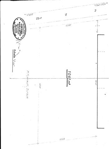 Terrain à vendre  1061 m2 HESDIGNEUL LES BOULOGNE - 62