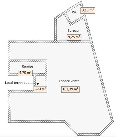 À VENDRE – ENSEMBLE IMMOBILIER MIXTE À Dannemarie – LOCAL COMMERCIAL LIBRE + APPARTEMENT LOUÉ