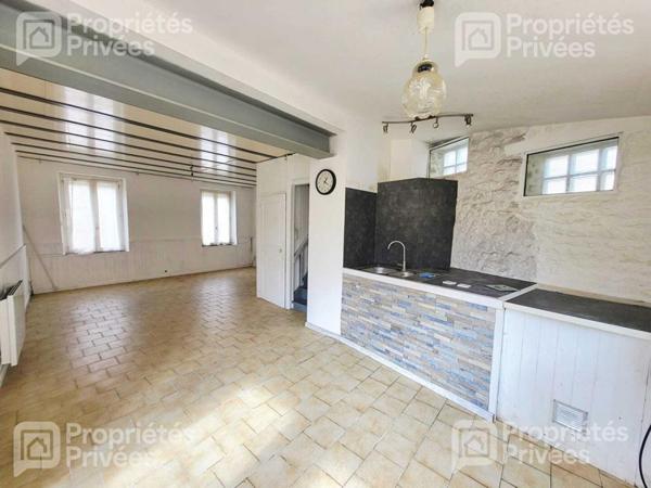 Ensemble de deux maisons, cour et jardin