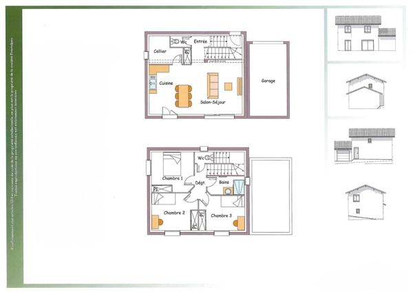Maison neuve à construire + terrain à Gap 83 m2