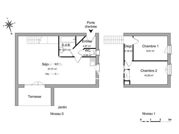 Location Maison 3 pièces 58.53 m² - CHEMIN DE VELLE Pujaut 30131