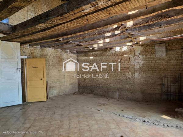 maison en pierres à rénover située a 3 minutes en voiture des premiers commerces