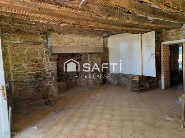 maison en pierres à rénover située a 3 minutes en voiture des premiers commerces