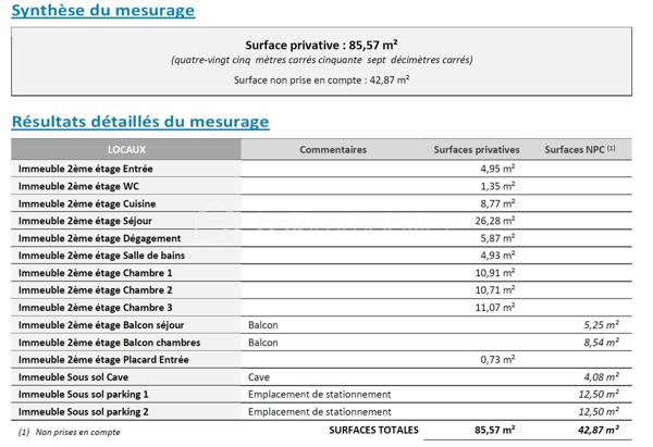 Appartement de 86 m²