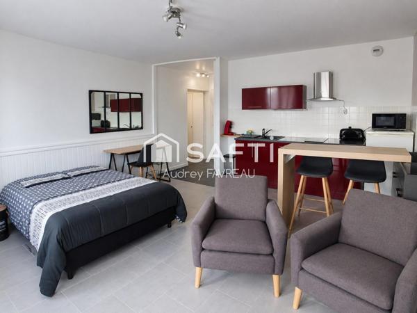 Studio 28m2 vendu loué - Résidence avec ascenceur