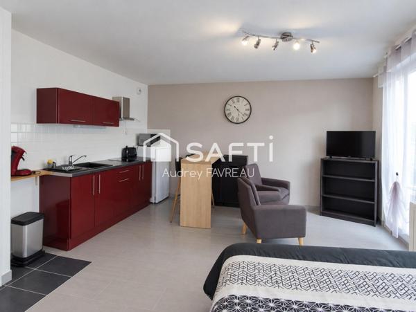 Studio 28m2 vendu loué - Résidence avec ascenceur