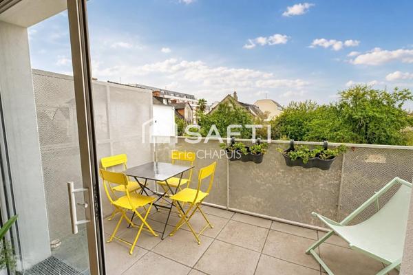 Rennes, Pigeons Blancs : charmant duplex T3 avec balcon plein Sud