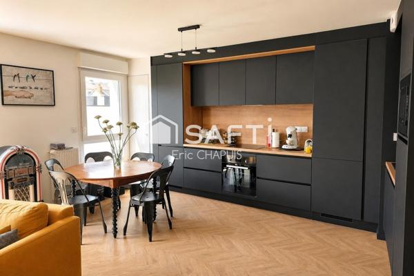 Rennes, Pigeons Blancs : charmant duplex T3 avec balcon plein Sud
