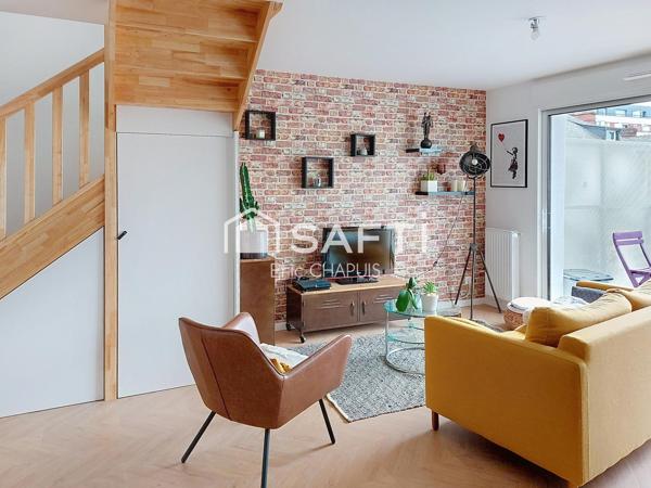 Rennes, Pigeons Blancs : charmant duplex T3 avec balcon plein Sud