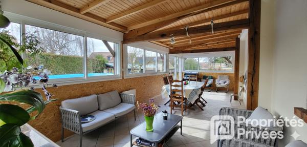 Maison et son jardin d'hiver